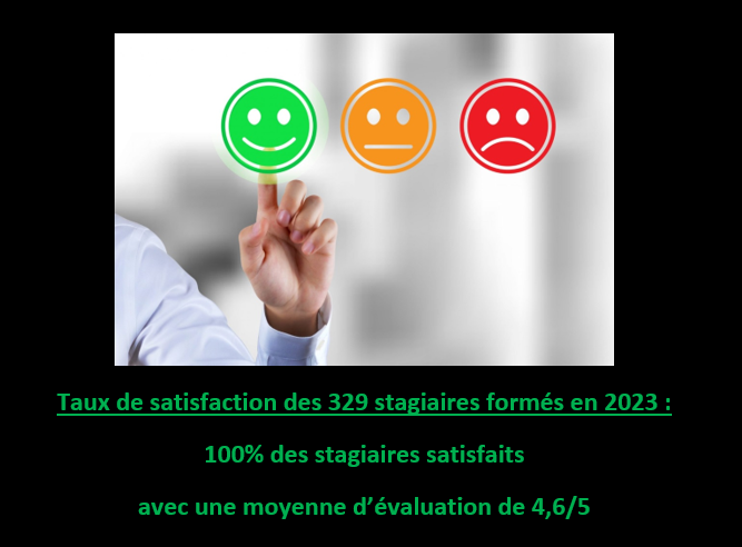 Taux de satisfaction 2023